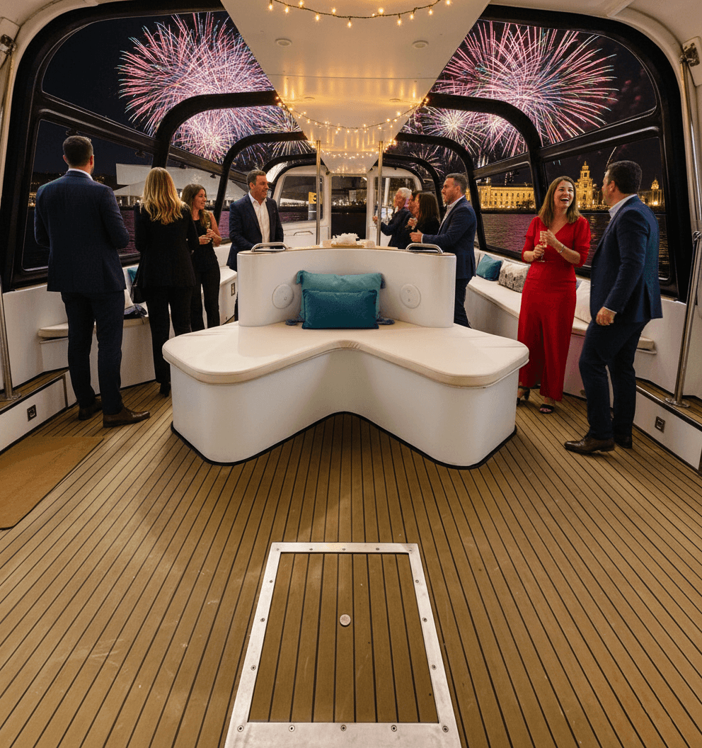 🎆 New Year’s Eve Luxury Boat – DJ, Buffet & Open Bar - Image 8
