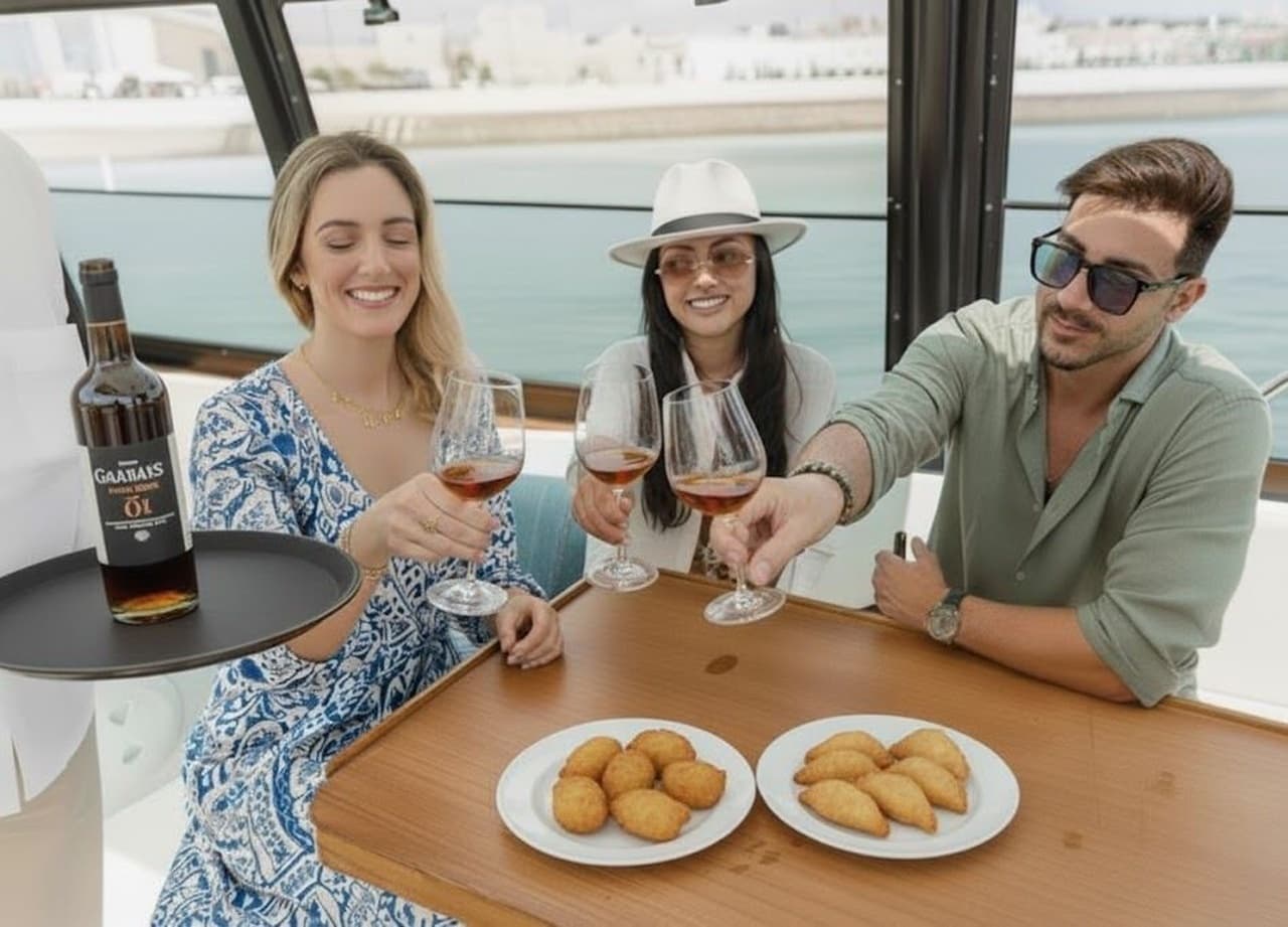 Lisbon, Boat Sunset Port Wine Tasting & Traditional Snacks - Image 2